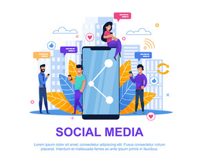 Social Media. Modern Collection Marketing Design.