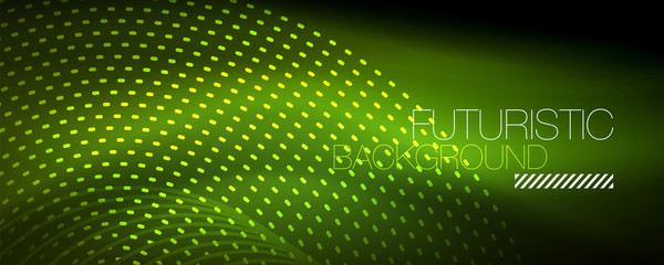 Obraz premium Digital flowing wave particles abstract background, vector smoke effect design