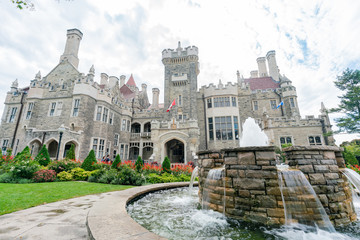 Exterior view of the famous Casa Loma