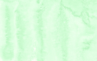 Light green watercolor frame with torn strokes and stripes. Abstract background for design, layouts and patterns.