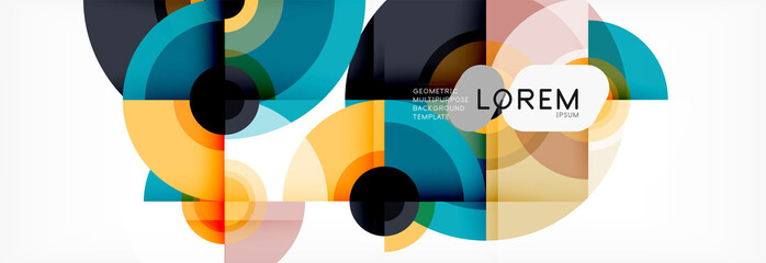 Abstract background circle design