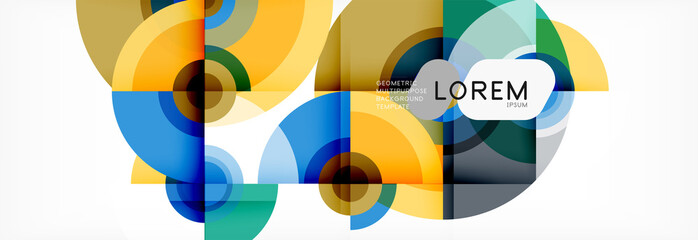 Abstract background circle design