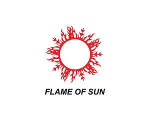 Fire flame Logo Template vector icon Oil, gas and energy logo