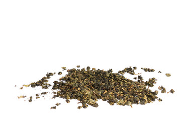 Dry Green tea Close up