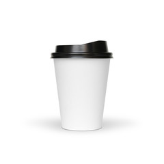 Coffee cup isolated on white background
