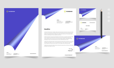 As Stationery Kit Design Template 02