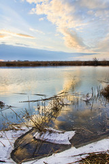 piękne niebo nad rzeką © VinyLove Foto