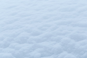 background of fresh snow texture in blue tone