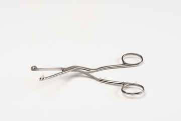 Medical Clamp White Background