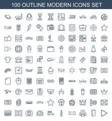 100 modern icons