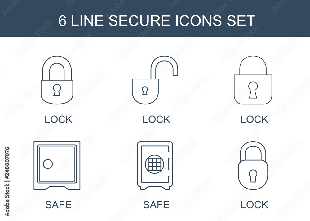 Poster secure icons