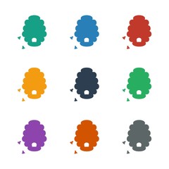 honeycomb icon white background