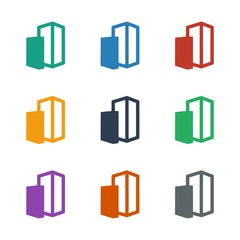 building icon white background