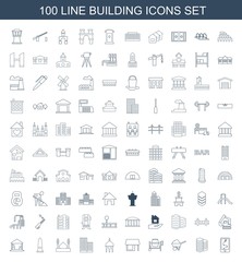 100 building icons