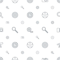 focus icons pattern seamless white background