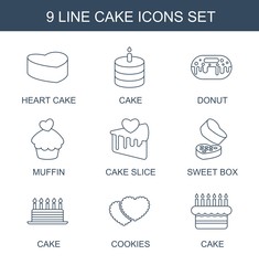 9 cake icons