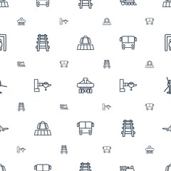 passenger icons pattern seamless white background