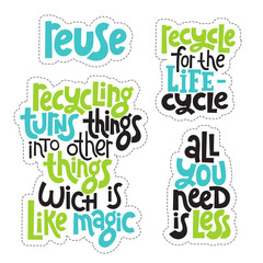 Fototapeta premium Green phrases about ecology