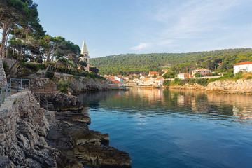 Fototapeta na wymiar view of Veli Losinj town, Croatia.