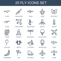 fly icons