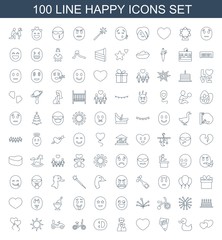 Fototapeta na wymiar happy icons