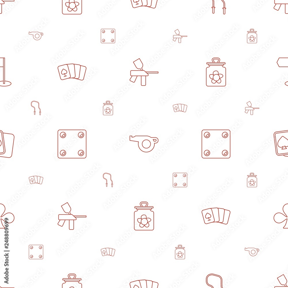 Poster game icons pattern seamless white background