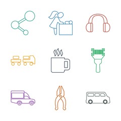 9 service icons