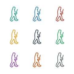 caveman icon white background