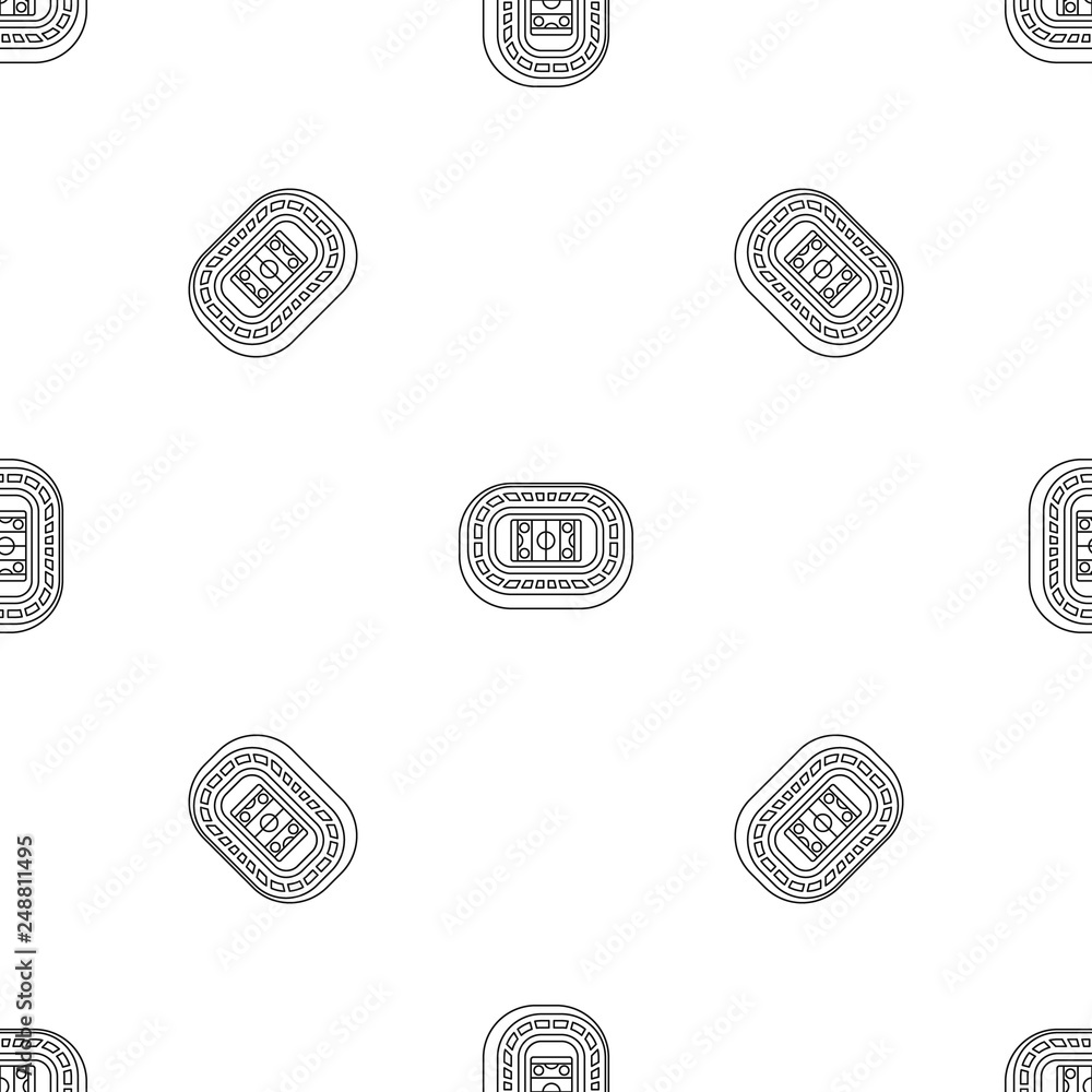 Poster ice hockey arena pattern seamless vector repeat geometric for any web design