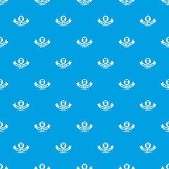 Quality pure water pattern vector seamless blue repeat for any use