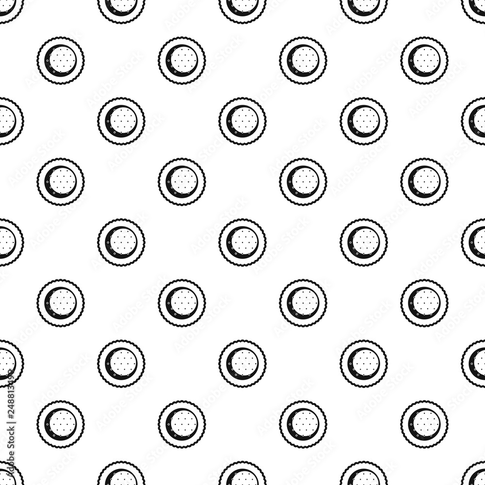 Poster choco star biscuit pattern seamless vector repeat geometric for any web design