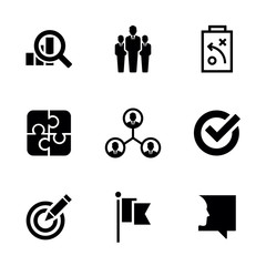 MANAGEMENT ICON SET