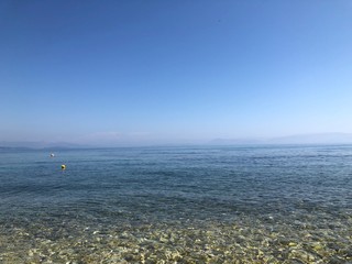 sea and blue sky