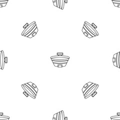 Baseball sport arena pattern seamless vector repeat geometric for any web design