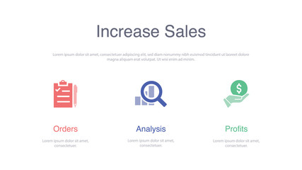 INCREASE SALES BANNER CONCEPT