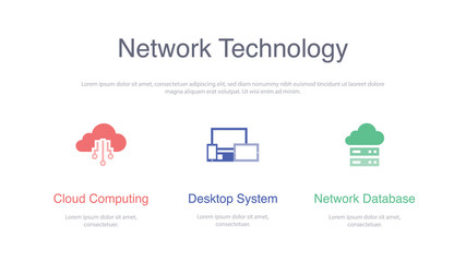 NETWORK TECHNOLOGY BANNER CONCEPT