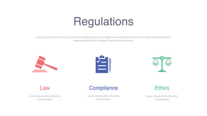 REGULATIONS BANNER CONCEPT