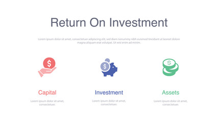 RETURN ON INVESTMENT BANNER CONCEPT