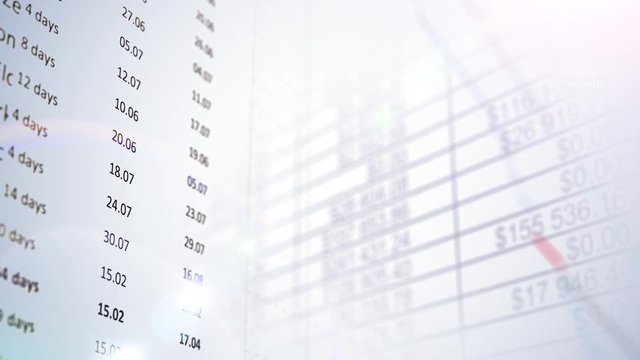 Background from charts of Gantt estimates and calendar with dates Project planning creation and execution process