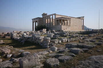 Temple of the Parthenon in Athens