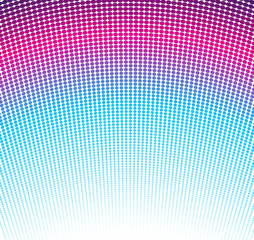 Naklejka premium Frame with gradient colorful points and place for text.