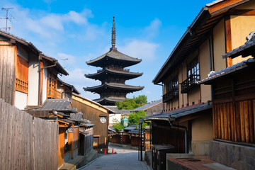 Yasaka-toren, de stad Kyoto
