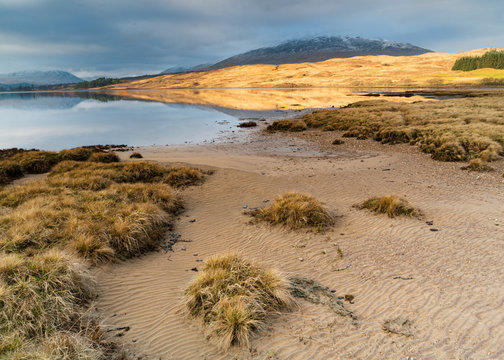 Loch Tulla beach, Scotand