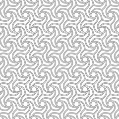 Seamless vector ornament. Modern background. Geometric modern silver pattern