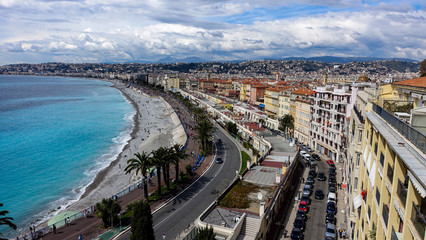 Fototapeta premium aerial view of Nice in France