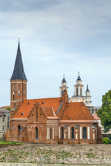 Fototapeta na wymiar Church of Vytautas the Great, Kaunas, Lithuania