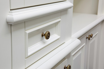 Modern white shoes cabinet