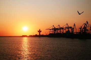 Obraz premium sunset in Odessa