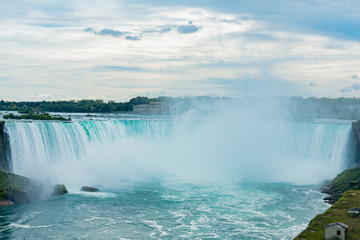 Close up of the beautiful Horseshoe Fall