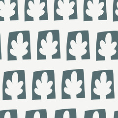 Seamless pattern with cut out elements. 